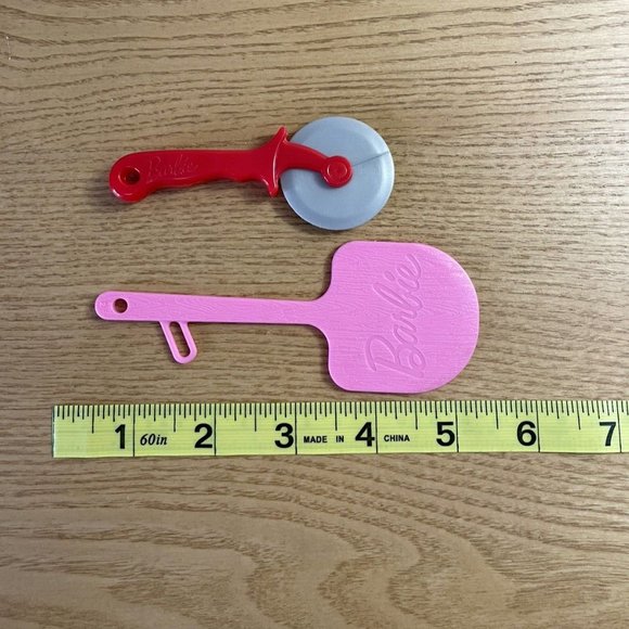 Barbie Pizza Chef Kitchen Pizza Peel and Wheel Cutter Replacement Parts Original - Picture 5 of 5
